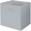 Úložný box Compactor BOSTON Skládací úložný box do police a knihovny 31 x 31 x 31 cm šedý RAN11218