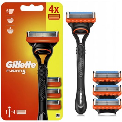 Gillette Fusion5 + 4 ks hlavic – Zboží Dáma