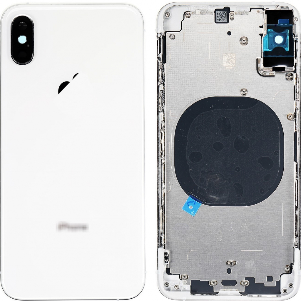 Kryt Apple iPhone XS zadní stříbrný