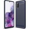 Pouzdro a kryt na mobilní telefon Samsung PROTEMIO 27622 FLEXI TPU Kryt Samsung Galaxy A02s modrý