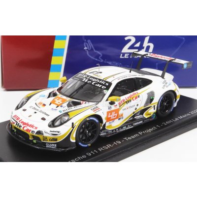 Spark-model Porsche 911 991 Rsr-19 4.2l Team Project-1 N 46 24h Le Mans 2022 M.cairoli - M.pedersen - N.leutwiler 1:43 Bílá