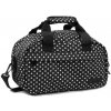 Cestovní tašky a batohy Member's SB-0043A černá/bílá 14 l