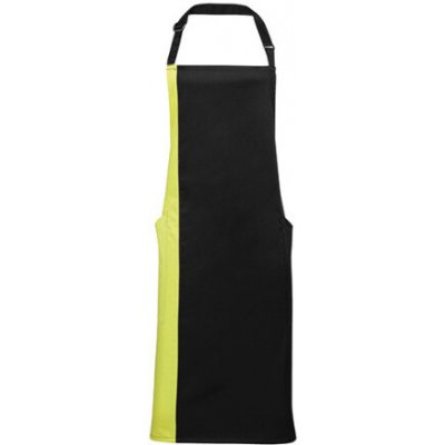 Premier Workwear Kontrastní zástěra s laclem PR162 Black 72x86cm – Hledejceny.cz