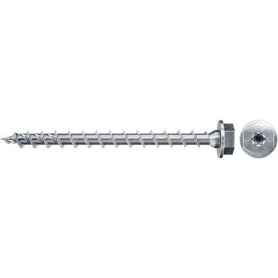 Fischer 566374 PowerFast II šroub se šestihranem 8 mm 120 mm vnitřní hvězdice ocel galvanizováno zinkem 50 ks – Hledejceny.cz