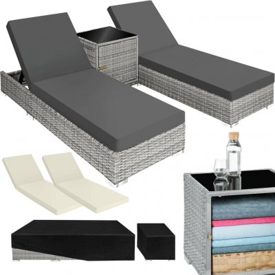 TecTake 403770 šedé – Hledejceny.cz