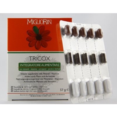Migliorin Tricox 20 tablet 20 kapslí a 20 kapslí – Hledejceny.cz