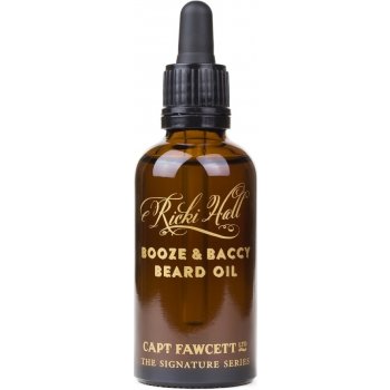 Captain Fawcett Ricki Hall's Booze & Baccy olej na vousy 50 ml