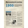 Přání Narozeninové noviny 1950 s vlastním textem a fotografií S textem