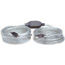 Manhattan kabel Hi-Speed USB 2.0 A/B, propojovací, aktivní, 11m