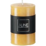 Válcová okrová svíčka S - 5*5*7,5 cm - J-Line by Jolipa – Hledejceny.cz