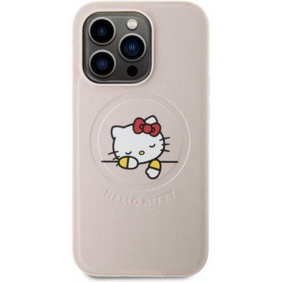 Hello Kitty PU Kitty Asleep Logo MagSafe iPhone 15 Pro růžové – Hledejceny.cz