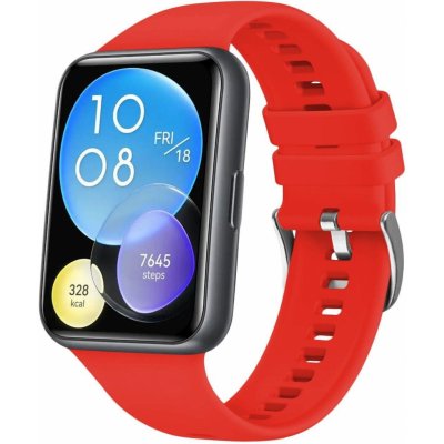 FIXED Silicone Strap for Huawei Watch FIT2, red FIXSSTB-1055-RD – Zboží Mobilmania