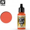 Příslušenství ke společenským hrám Vallejo Model Air: Fluorescent Red 17ml airbrush barva na modely