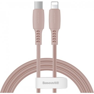 Baseus nabíjecí / datový kabel USB-C / Lightning PD 18W 1,2m Colourful růžová – Zboží Mobilmania