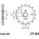 JT Sprockets JTF 563-13 | Zboží Auto