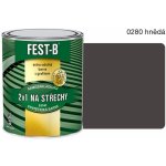 Barvy a laky Hostivař FESTB S2141-0280 HNĚDÝ 0.8 KG