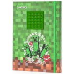 Pixie crew Kartonové složky A4 Minecraft zeleno hnědá – Zboží Dáma