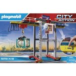 Playmobil 70770 portálový jeřáb s kontejnery – Zboží Dáma