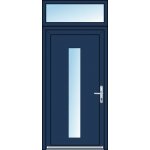 OknaDvereNaMiru.cz Vchodové dveře STYL 107 + Nadsvětlík bílá 100 x 220 cm – Hledejceny.cz