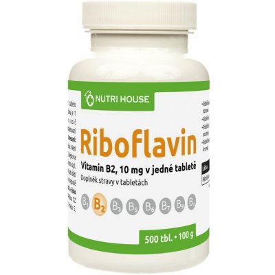Nutrihouse Vitamin B2 Riboflavin 500 tablet – Hledejceny.cz