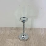 Bydlení M.S. Svícen 41 cm stříbný ABBEVILLE, 41 x 13 cm – Hledejceny.cz