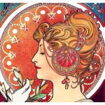 Alfons Mucha vázanka nástěnný 2026 – Sleviste.cz