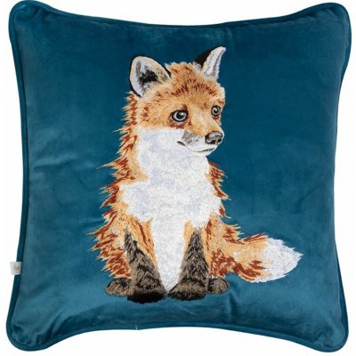Wrendale Designs Vyšívaný polštář Daydreamer Liška 40x40 – Sleviste.cz