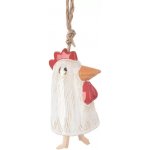 Zvonek ker. kohout šedý 8x8x12 cm – Zboží Dáma