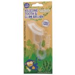 Jack N´Jill dětský silikonový kartáček na zuby a dásně – Sleviste.cz