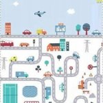 Bocioland Skládací pěnová podložka oboustranná Město – Hledejceny.cz