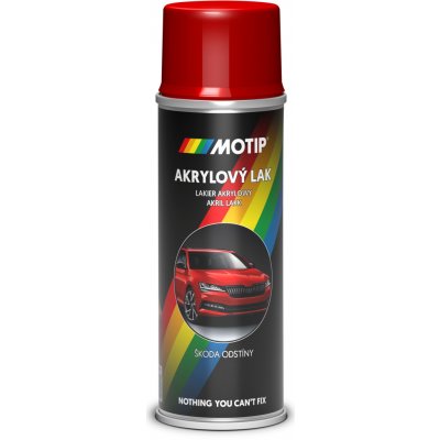 Motip Škoda akrylový sprej autolak 8151 červená corrida 150 ml | Zboží Auto