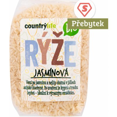 Country Life Rýže jasmínová natural 0,5 kg – Zboží Dáma