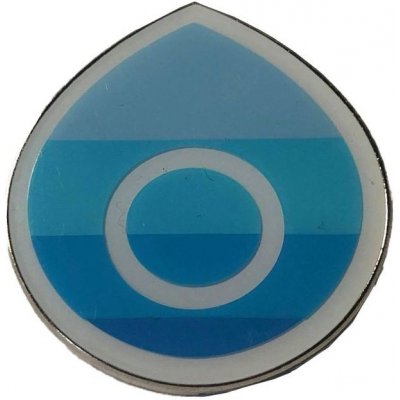 Pokémon Odznáček Collector Pin Water Badge Hulbury Stadium – Zboží Mobilmania