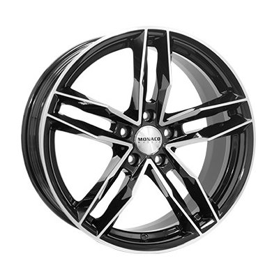 MONACO WHEELS RR8M 7,5x17 5x114,3 ET40 gloss black polished | Zboží Auto