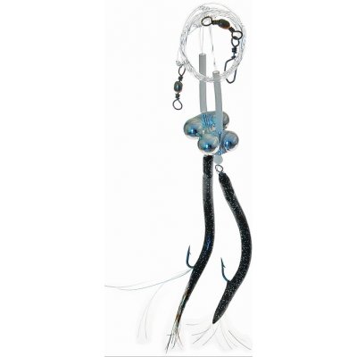 ICE FISH Návazec na tresky papriky zvukové černé 2 ks velikost háčku 10/0 – Sleviste.cz