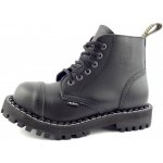 Steel boty 6 dírek 127/128/O/ crazy černé – Zboží Dáma