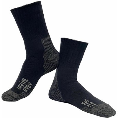 DV Kopřivnice Ponožky zimní Lovíme ryby Trek černošedé – Zbozi.Blesk.cz
