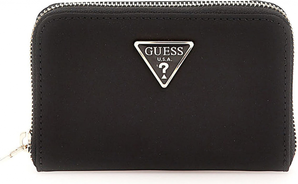 Guess ECO GEMMA SLG MED ZIP AROUND SWEYG839540 Černá