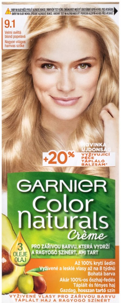Garnier Color Naturals Creme 091 Velmi světlá blond – Zboží Dáma