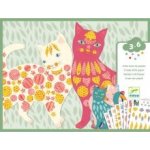 Djeco Kreativní sada se samolepkami Kočky – Hledejceny.cz