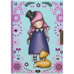 Santoro London Zápisník A5 linkovaný se zámečkem The Dreamer, 12.8 x 17.6 x 2cm – Zboží Živě