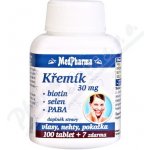 MedPharma Křemík 30 mg + Biotin + Paba 107 tablet – Hledejceny.cz