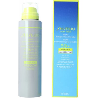 Shiseido Sun Care Sports Invisible Protective Mist opalovací mlha spray SPF50+ 150 ml – Zboží Mobilmania