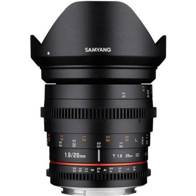 Samyang 20mm T1,9 ED AS UMC Nikon F-mount – Hledejceny.cz