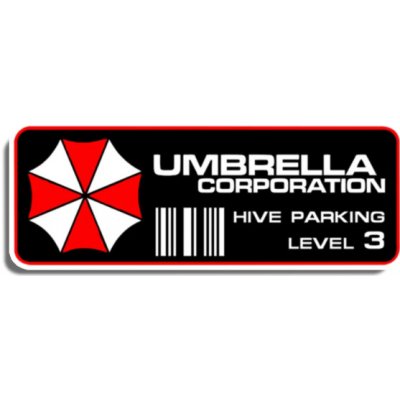 Samolepka (na auto, notebook) Resident Evil - Umbrella Corporation (5) – Zboží Živě