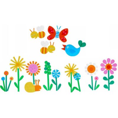 Haba Craft Kit Kreatívna sada Jarná lúka obrázky do okna – Hledejceny.cz