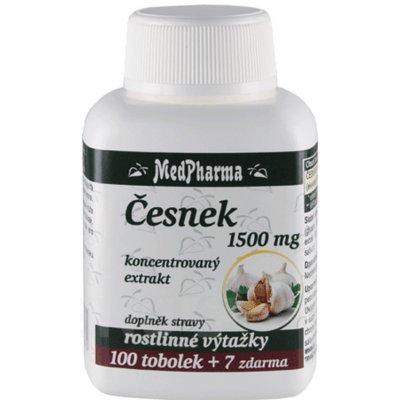 MedPharma Česnek 1500 mg 107 kapslí – Zbozi.Blesk.cz