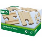 Brio Mini koleje rovné spojky 54 mm 4 ks 33333