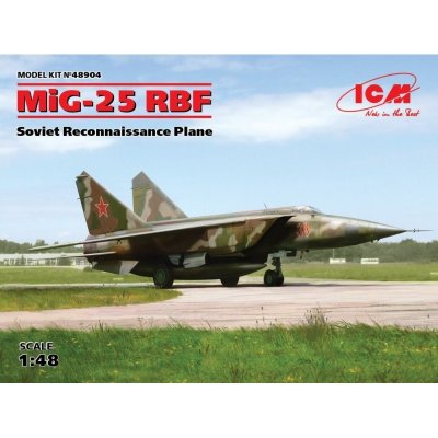 ICM MiG-25 RBF Soviet Reconnaissance Plane 48904 1:48