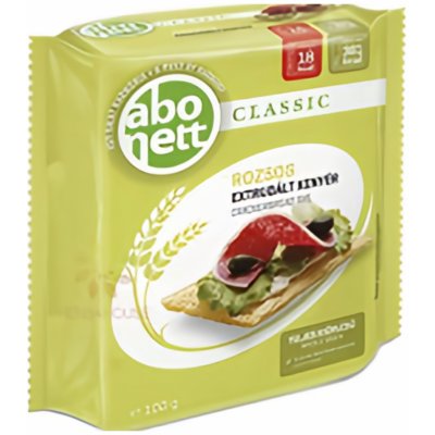 Abonett Extrudovaný chléb classic celozrnný žitný 100 g – Sleviste.cz